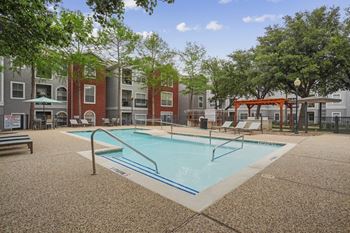 Sparkling swimming pool